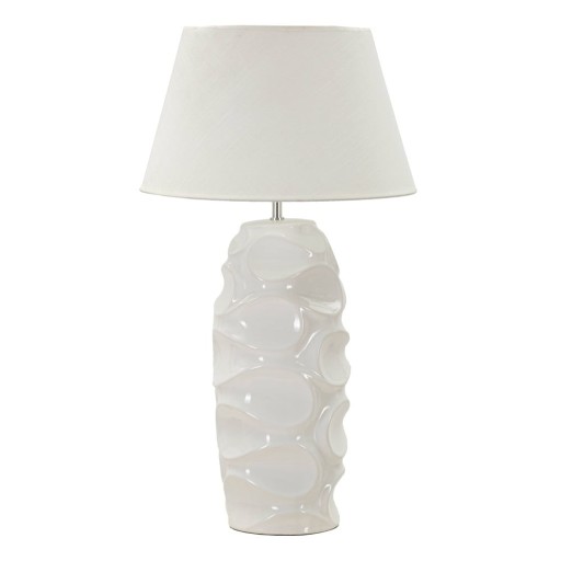 Lampadar alb cu abajur textil (înălțime 83 cm) Warsaw – Mauro Ferretti