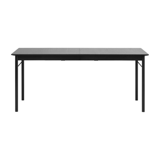 Masă de dining neagră 95x180 cm Savona – Unique Furniture