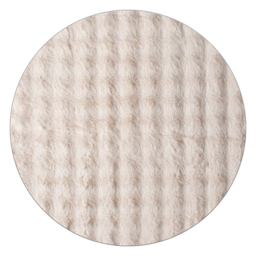 Covor bej lavabil rotund ø 80 cm Bubbly – Oyo Concept