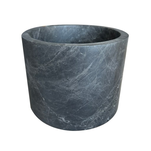 Cos de gunoi marmura Ceppo grey, 26.5 x 20 cm