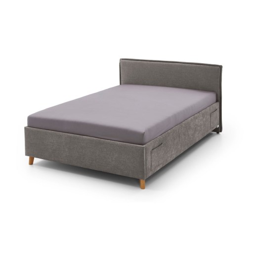 Pat pentru copii gri 90x200 cm Fun – Meise Möbel