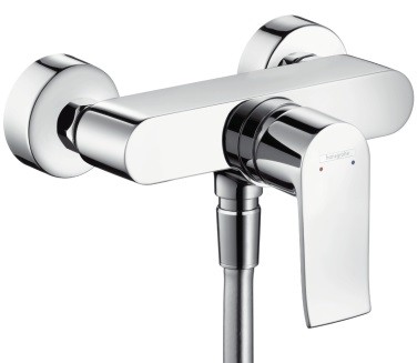 Baterie dus Hansgrohe Metris   crom