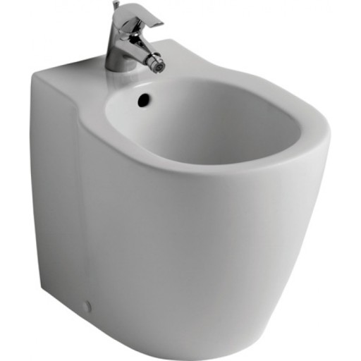 Bideu pe pardoseala Ideal Standard Connect  alb