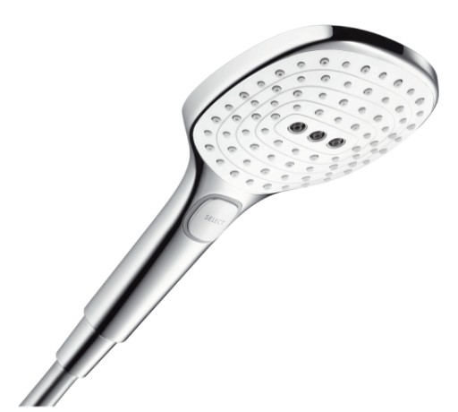 Para de dus Hansgrohe Raindance Select  E120 cu 3 jeturi  white-chrome