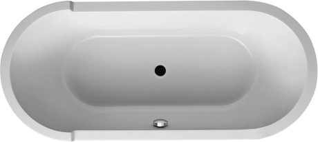 Cada freestanding Duravit Starck 180x80 echipata cu panou si picioare