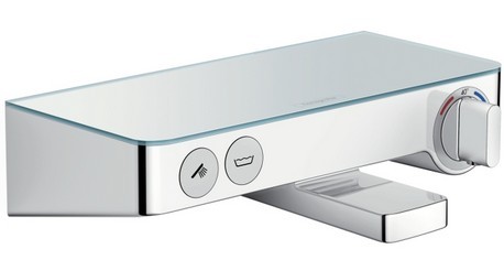Baterie cada termostatata Hansgrohe Tablet Select 300  crom-alb