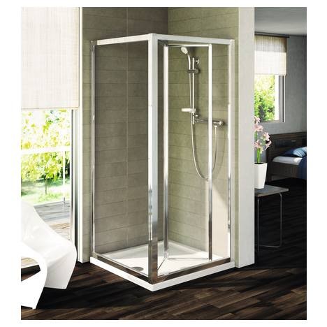 Panou lateral fix Ideal Standard Connect L 95 cm sticla transparenta  profil argintiu