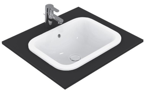 Lavoar Ideal Standard Connect Rectangular 42x35cm  fara orificiu baterie  montare in blat