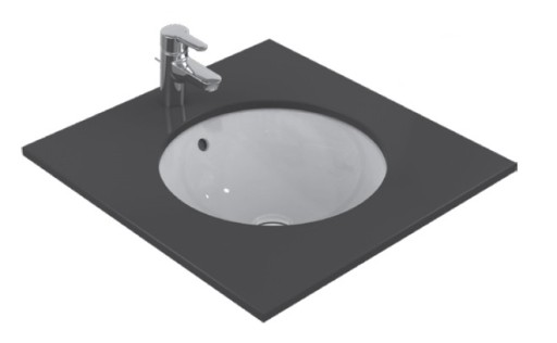 Lavoar Ideal Standard Connect Sphere 38x38cm  montare sub blat