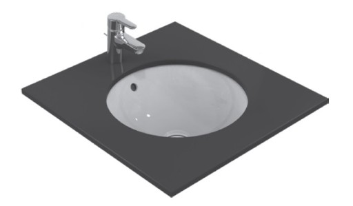Lavoar Ideal Standard Connect Sphere 48x48cm  montare sub blat