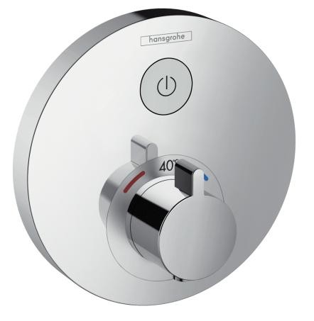 Baterie dus termostatata Hansgrohe ShowerSelect S cu 1 functie  montaj incastrat  necesita corp ingropat