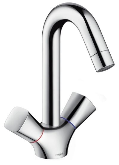 Baterie lavoar Hansgrohe Logis cu dubla-comanda  ventil pop-up