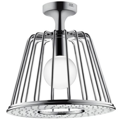 Palarie dus cu lampa LED Axor Nendo  prindere tavan