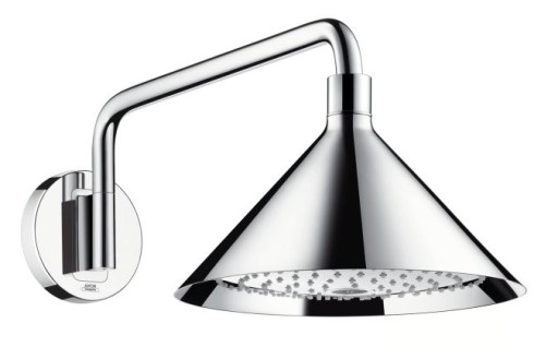 Palarie dus Axor Front 240 cu 2 tipuri jet  prindere perete