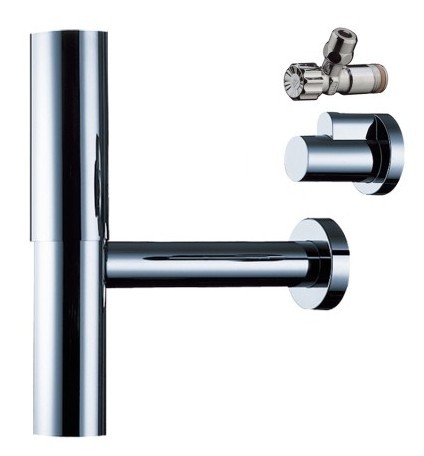 Sifon cu robineti si capace Hansgrohe  finisaj crom