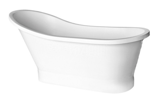 Cada ovala freestanding Besco Gloria 160x68cm  alba