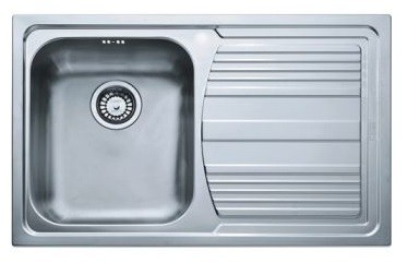 Chiuveta bucatarie Franke Logica Line LLX 611  picurator dreapta  790x500  inox lucios