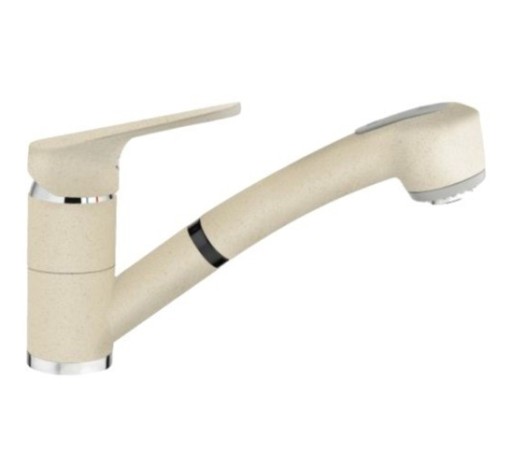 Baterie bucatarie Teka MTP 978  dus extractibil cu doua tipuri de jet  granit Topasbeige