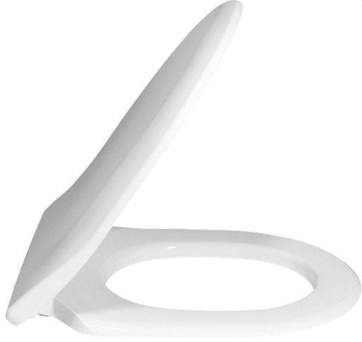 Capac WC Villeroy & Boch Subway slim cu inchidere lenta si QuickRelease  alb Alpin