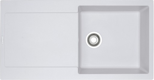 Chiuveta bucatarie Franke Maris MRG 611-L reversibila  970x500mm  tehnologie Sanitized  fragranite  Bianco