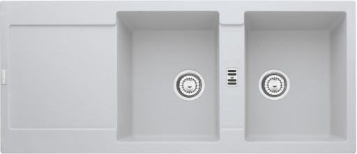 Chiuveta bucatarie Franke Maris MRG 621 reversibila  1160x500mm  tehnologie Sanitized  fragranite  Bianco