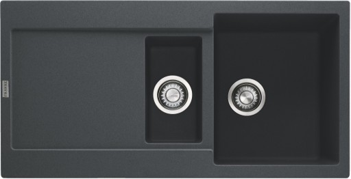 Chiuveta bucatarie Franke Maris MRG 651 reversibila  970x500mm  tehnologie Sanitized  fragranite  Nero