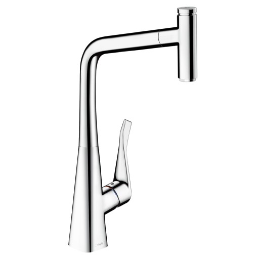 Baterie bucatarie Hansgrohe Metris Select 320  dus extractibil
