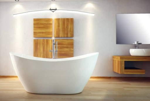 Cada freestanding Besco Viya 160x70cm  alba
