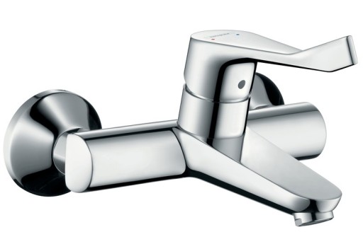 Baterie lavoar Hansgrohe Focus de perete  maner lung  fara ventil