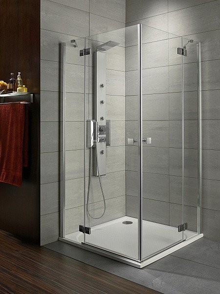 Cabina de dus cu usi batante asimetrica Radaway Almatea KDD 80Lx90R