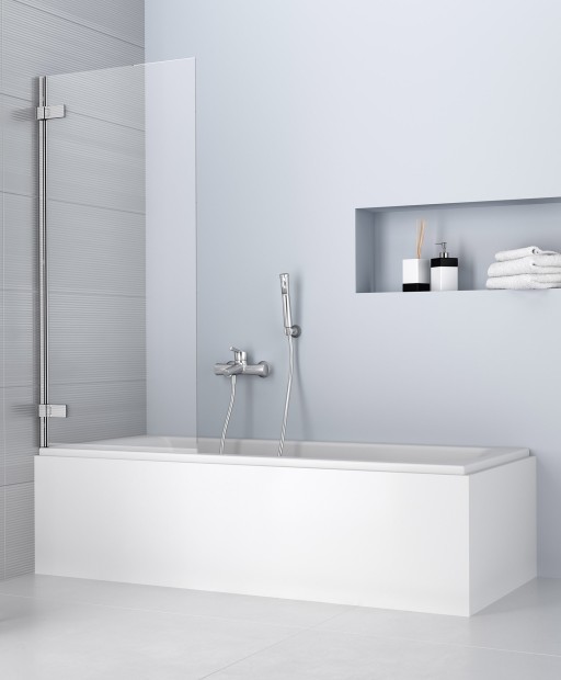 Paravan cada Radaway Arta PNJ 70 L  un element mobil  70x150cm  deschidere stanga  profil Chrome+
