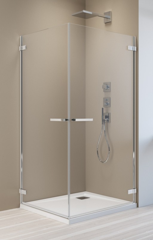 Usa de dus Radaway Arta KDD I 80cm deschidere dreapta  profil Chrome+