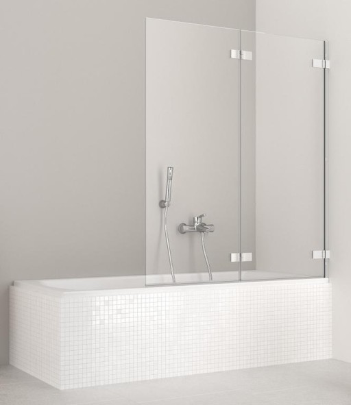 Paravan cada Radaway Arta PND 130 R  doua elemente mobile  130x150cm  deschidere dreapta  profil Chrome+