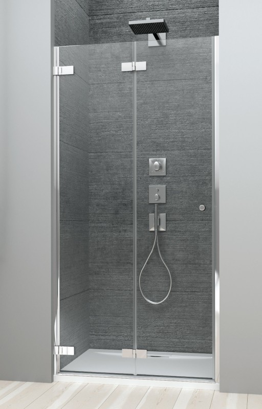 Usa de nisa pliabila Radaway Arta DWB 90x200 cm deschidere stanga  profil Chrome+