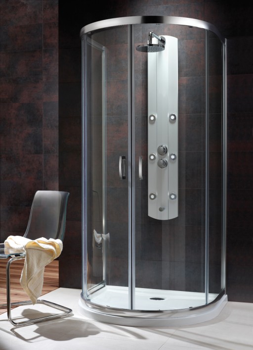 Cabina de dus semirotunda Radaway Premium Plus P 100x90cm