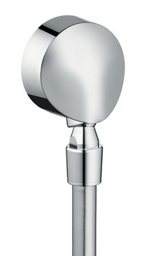 Accesoriu Hansgrohe FixFit E cu valva anti-retur si articulatie pentru furtun  crom