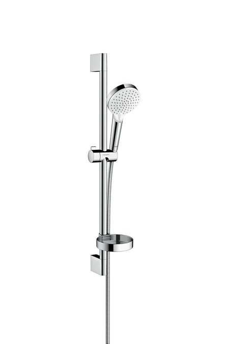 Set de dus Hansgrohe Crometta Vario cu para 2 jet  bara 0.65 m  furtun 1.60m si savoniera
