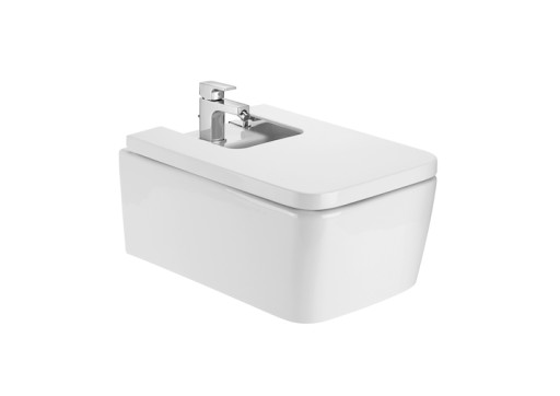 Bideu suspendat Roca Inspira Square 370x560cm  alb