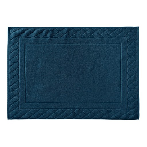 Covor de baie Descamps Mousseuse 3 60x80cm  Albastru Prusia
