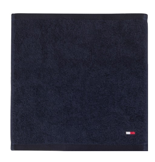 Prosop baie Tommy Hilfiger Plain 2 30x30cm  Albastru Navy