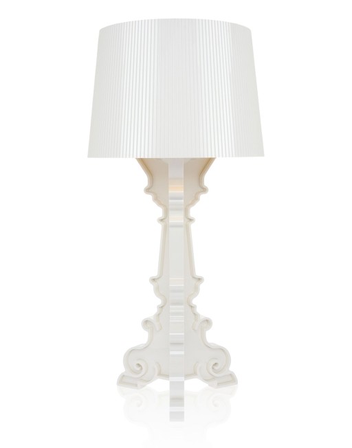 Veioza Kartell Bourgie design Ferruccio Laviani  E14 max 3x28W  d37cm  alb-auriu