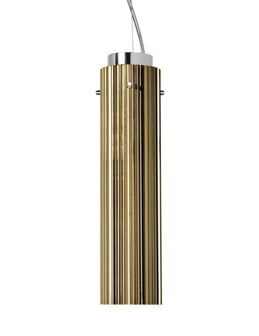 Suspensie Kartell by Laufen Rifly design Ludovica & Roberto Palomba  LED 10W  h30cm  auriu metalizat