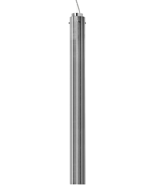 Suspensie Kartell by Laufen Rifly design Ludovica & Roberto Palomba  LED 10W  h90cm  crom metalizat