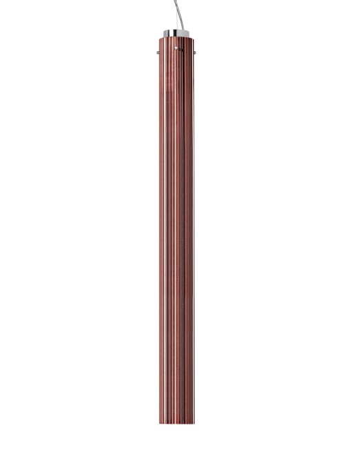 Suspensie Kartell by Laufen Rifly design Ludovica & Roberto Palomba  LED 10W  h90cm  cupru metalizat
