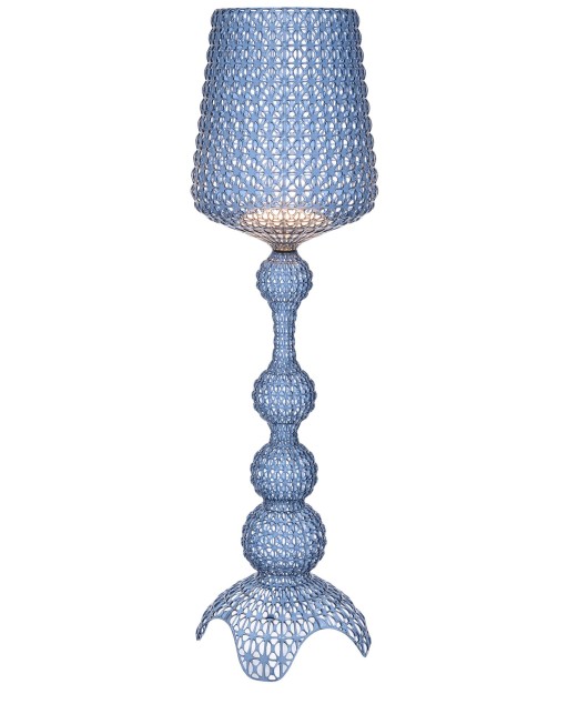 Lampadar Kartell Kabuki design Ferruccio Laviani  LED 25W  h165cm  bleu transparent