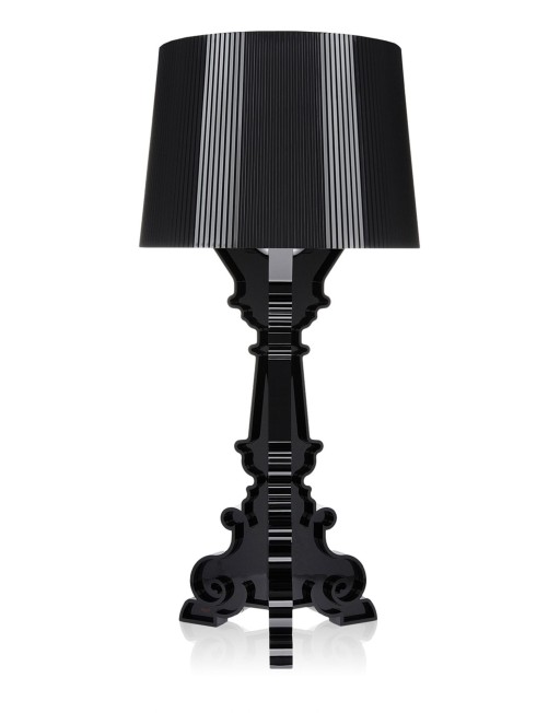 Veioza Kartell Bourgie design Ferruccio Laviani  E14 max 3x28W  d37cm  negru