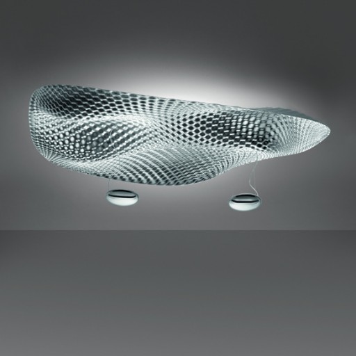 Plafoniera Artemide Cosmic Angel design Ross Lovegrove  transparent