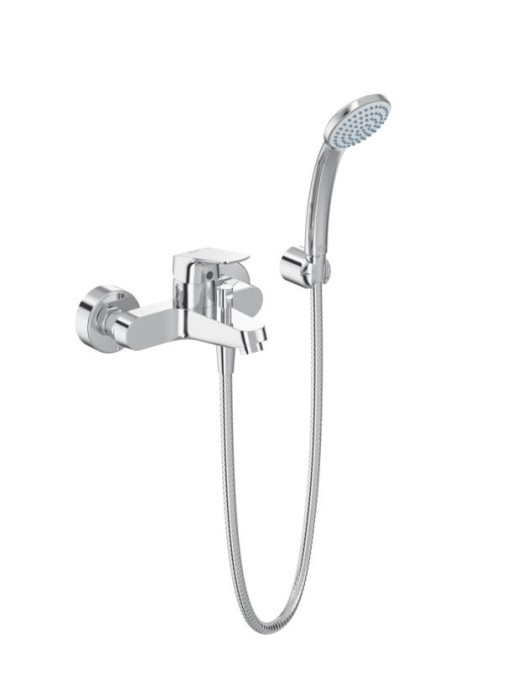 Baterie cada Ideal Standard Ceraflex cu para  furtun si agatatoare de dus