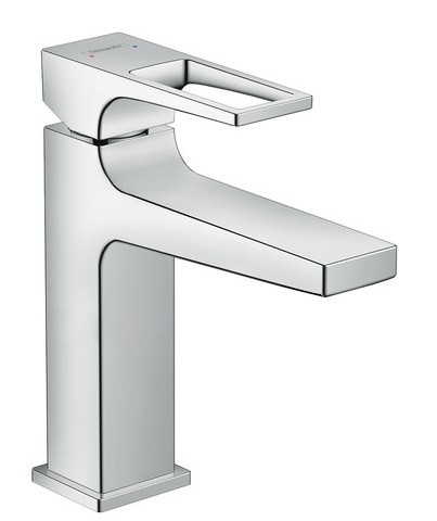 Baterie lavoar Hansgrohe Metropol 110  ventil push-open cu levier decupat