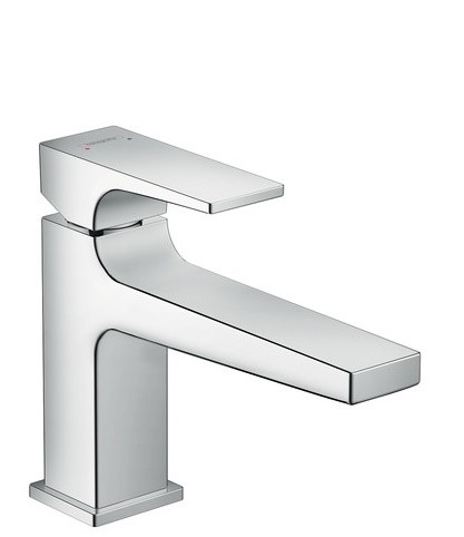 Baterie lavoar Hansgrohe Metropol 100  ventil push-open pipa 156 mm